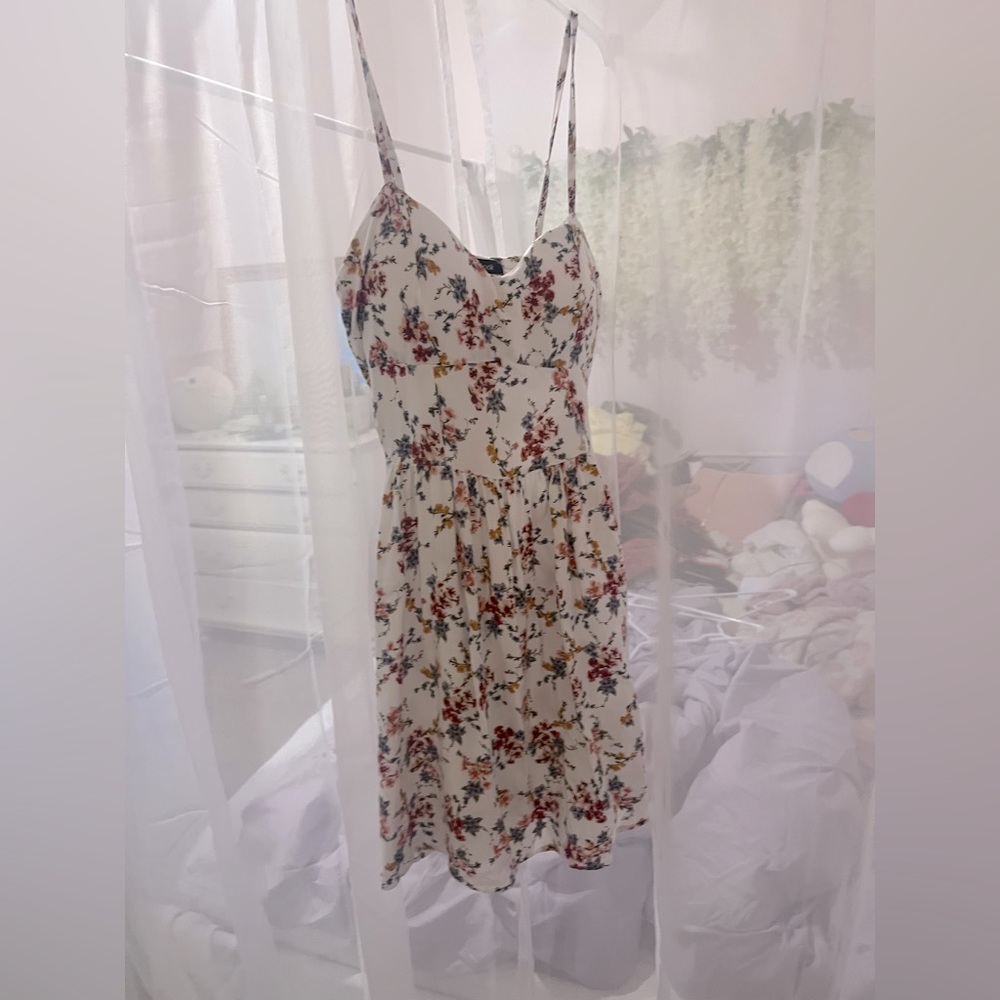 Multicolor Floral Spaghetti Strap Dress